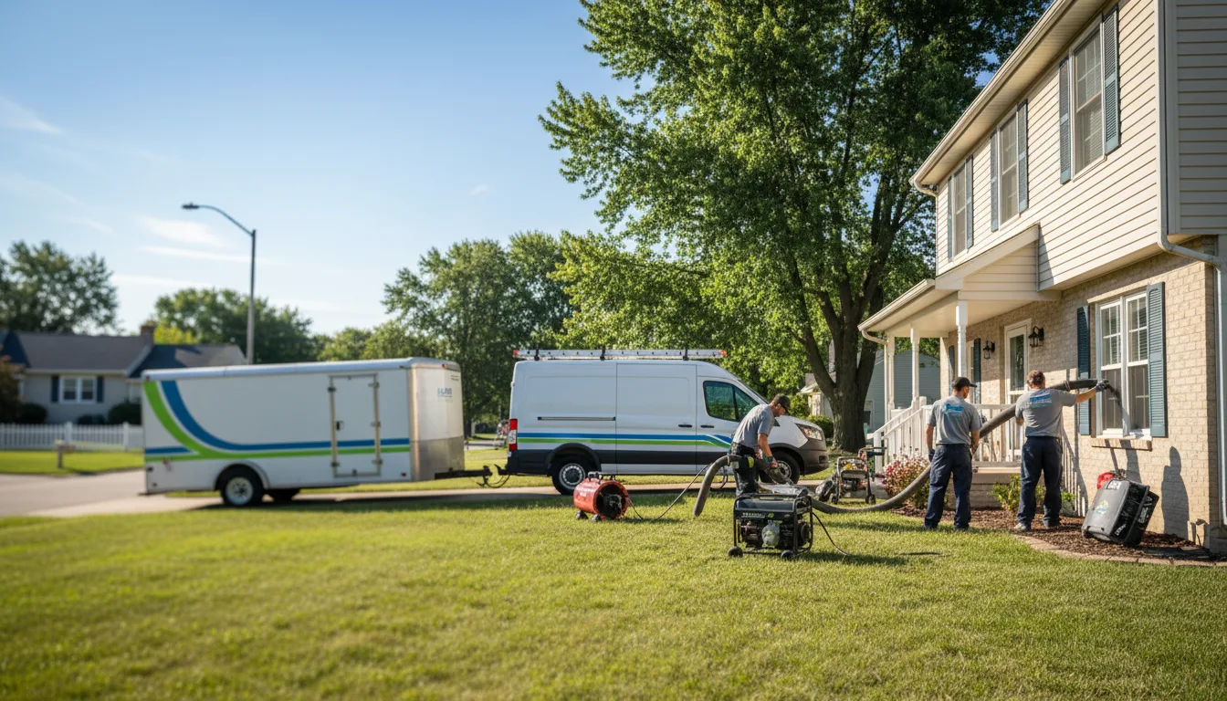 Flooded Basement Restoration And Cleanup With Repair in Paxton, IN near me